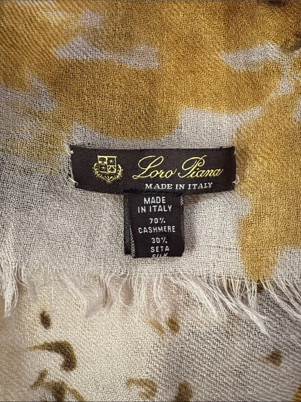 Loro Piana Floral Wrap - Picture 4 of 8
